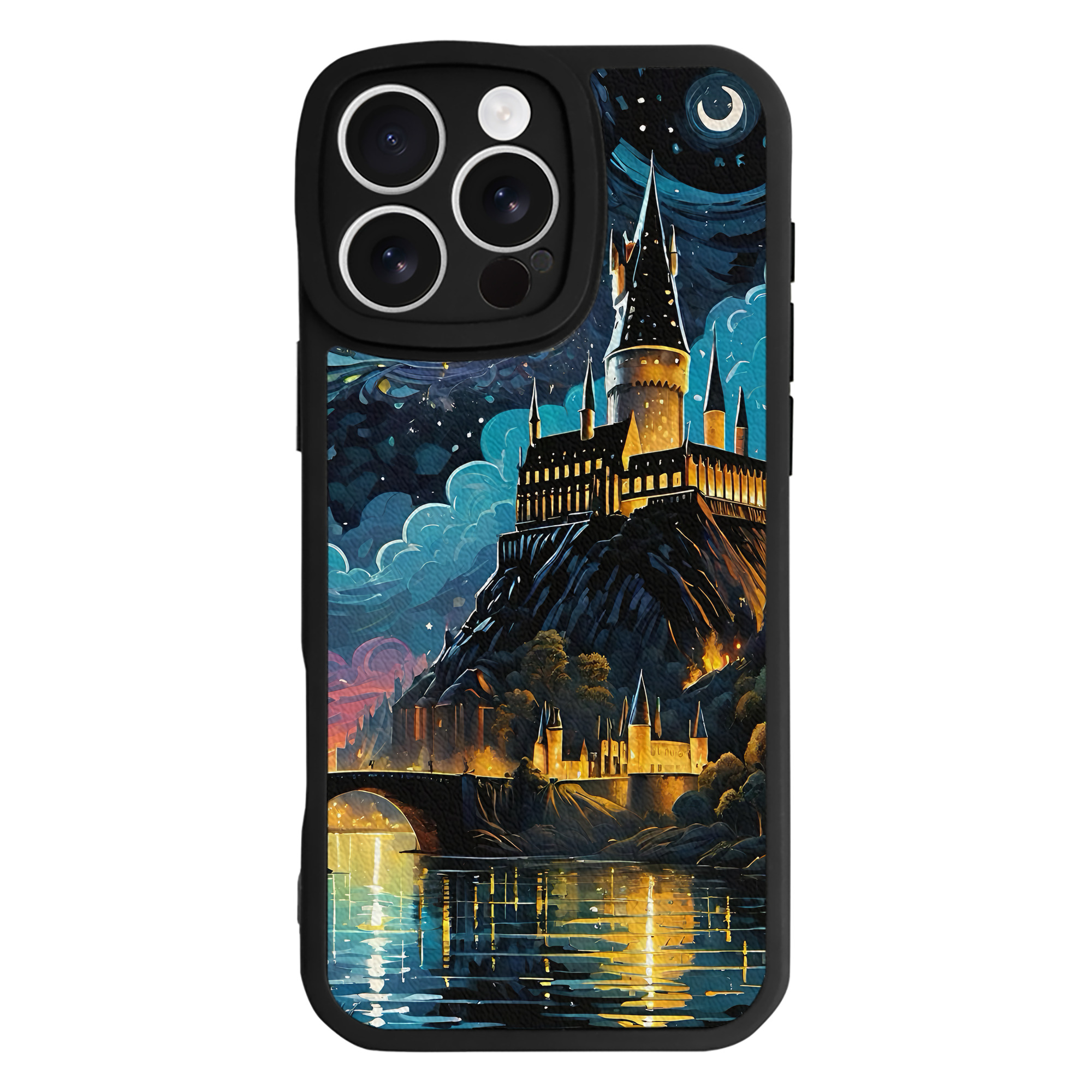（画像用） Harry Potter ハリー・ポッターシリーズ 【iPhone 16シリーズ対応】シリコンスマホケース（レザー調） 材質：シリコン